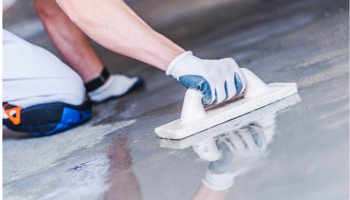 polished concrete retail flooring