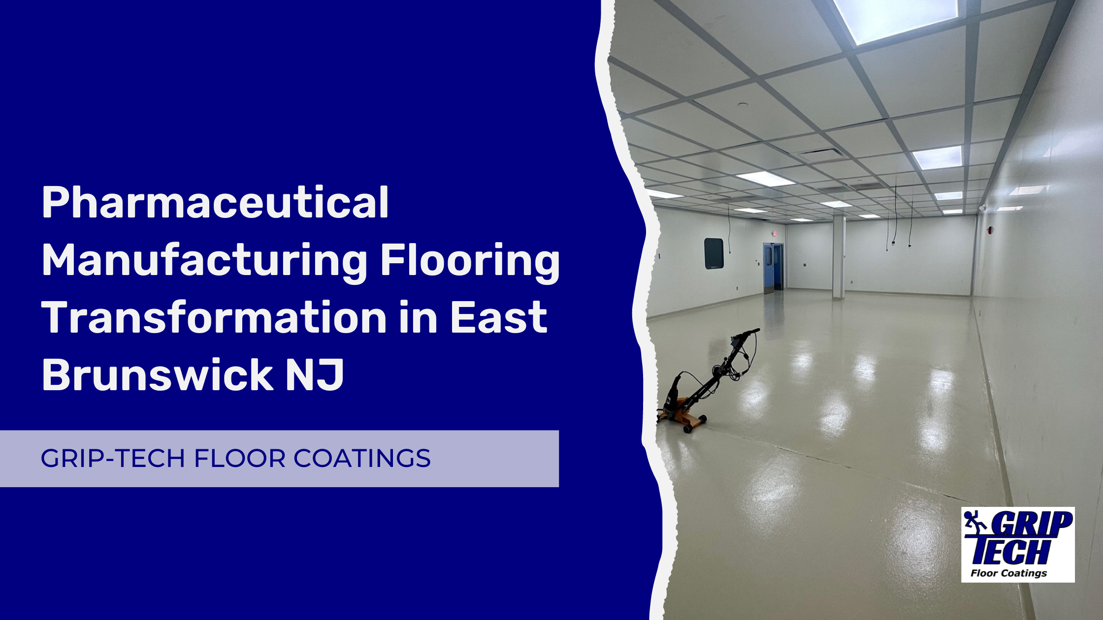 East Brunswick Pharmaceutical Epoxy Flooring Transformation by GripTech