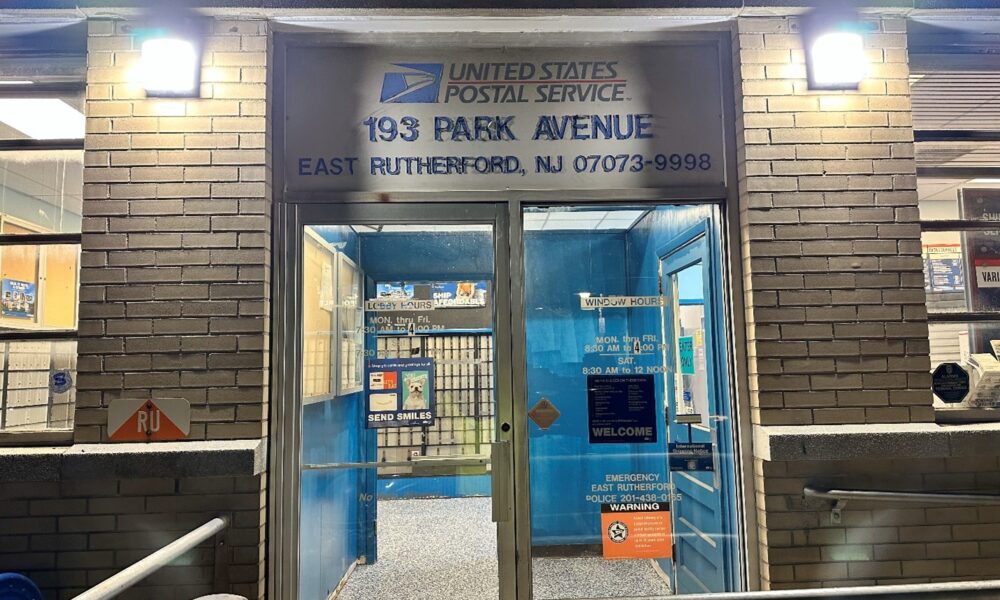 new epoxy flooring with flakes US Post Office East Rutherford NJ