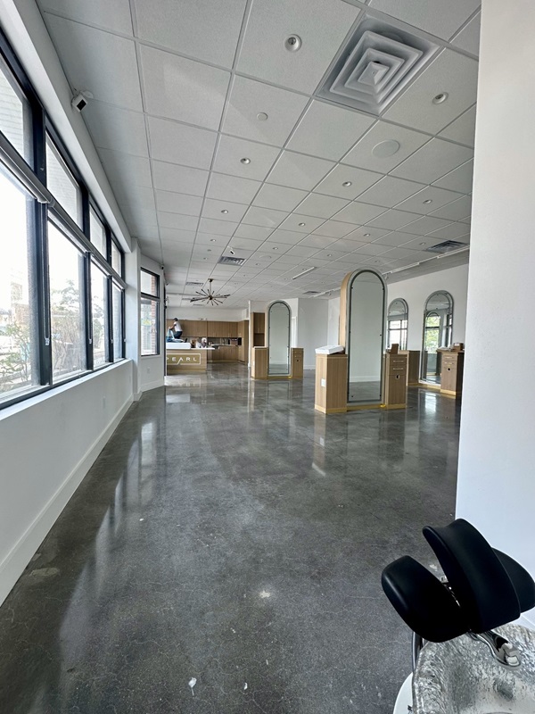 polished concrete flooring hair by pearl long beach new jersey